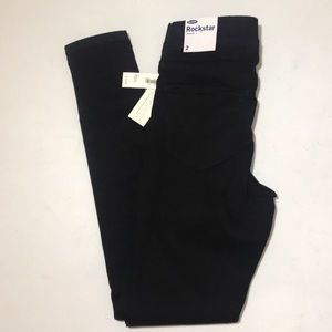 Old Navy | Rockstar Mid Rise Leggings Black 2
